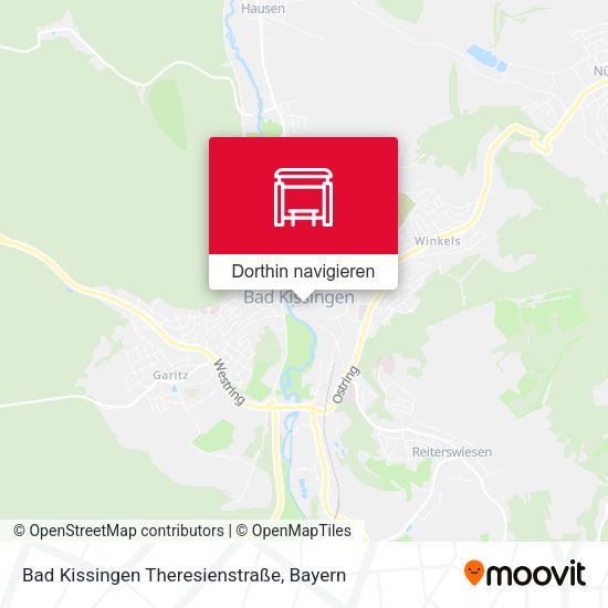 Bad Kissingen Theresienstraße Karte