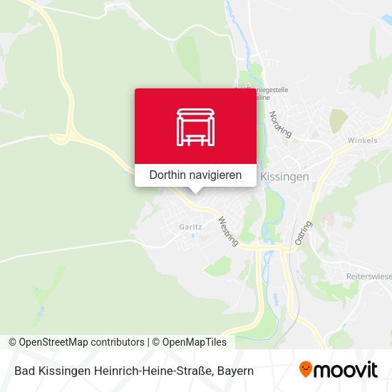 Bad Kissingen Heinrich-Heine-Straße Karte