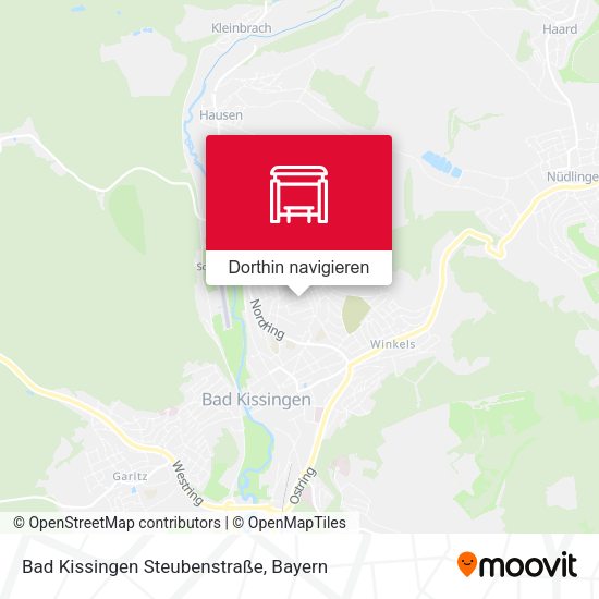 Bad Kissingen Steubenstraße Karte
