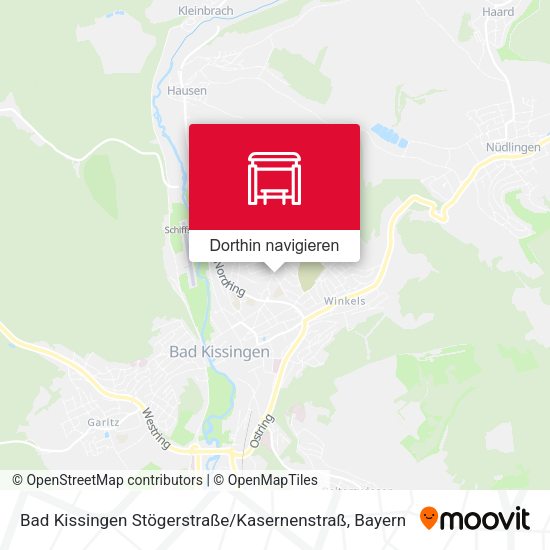 Bad Kissingen Stögerstraße / Kasernenstraß Karte