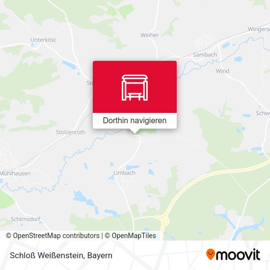 Schloß Weißenstein Karte
