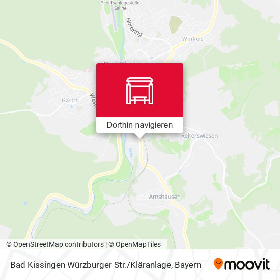 Bad Kissingen Würzburger Str. / Kläranlage Karte