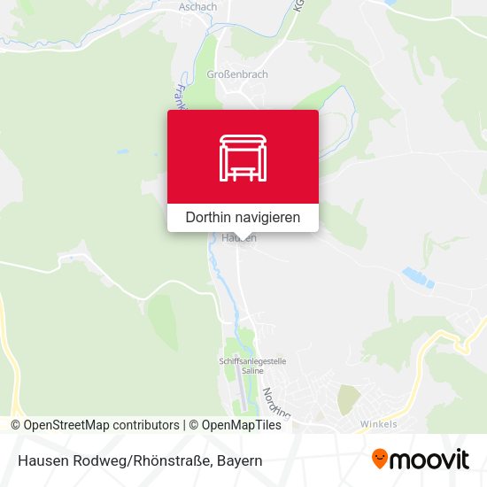 Hausen Rodweg/Rhönstraße Karte