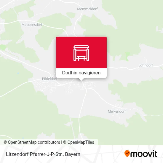 Litzendorf Pfarrer-J-P-Str. Karte