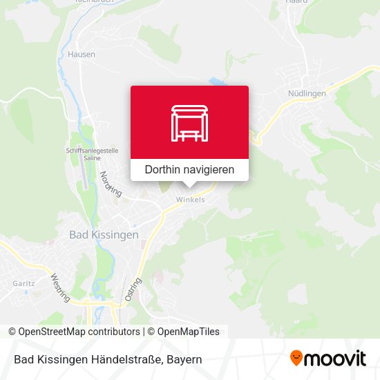 Bad Kissingen Händelstraße Karte
