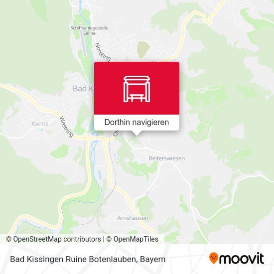 Bad Kissingen Ruine Botenlauben Karte