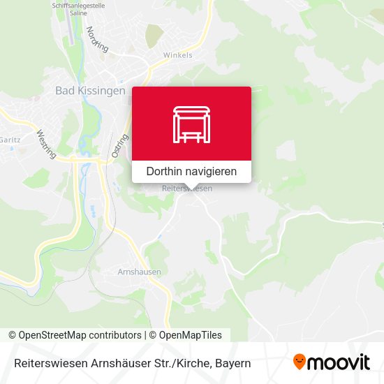 Reiterswiesen Arnshäuser Str. / Kirche Karte