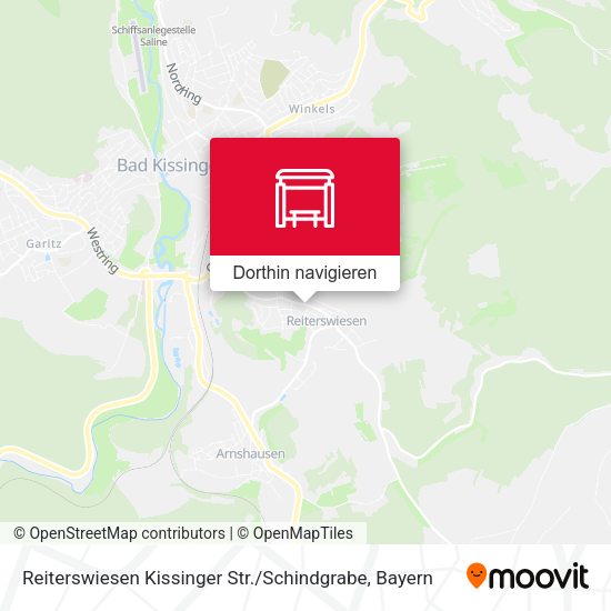 Reiterswiesen Kissinger Str. / Schindgrabe Karte