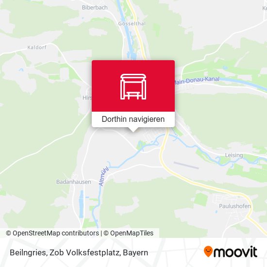 Beilngries, Zob Volksfestplatz Karte