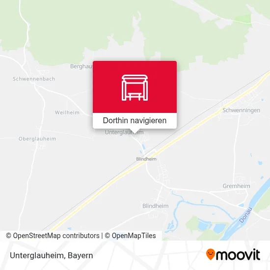 Unterglauheim Karte
