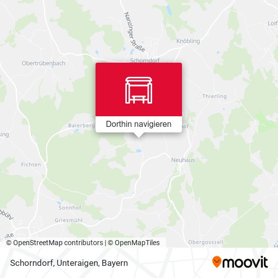 Schorndorf, Unteraigen Karte