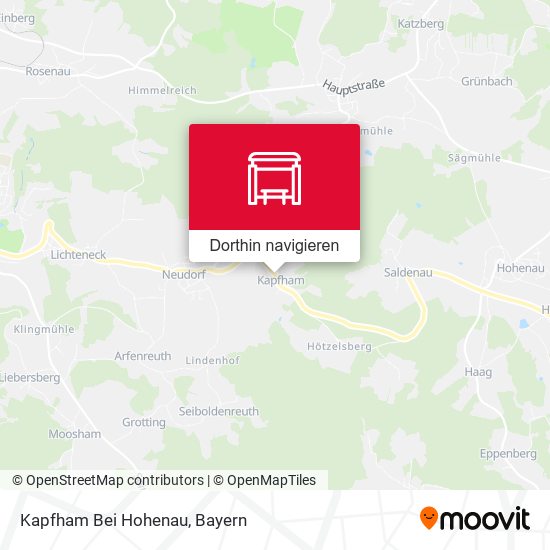 Kapfham Bei Hohenau Karte