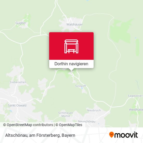 Altschönau, am Försterberg Karte