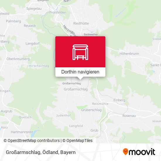 Großarmschlag, Ödland Karte