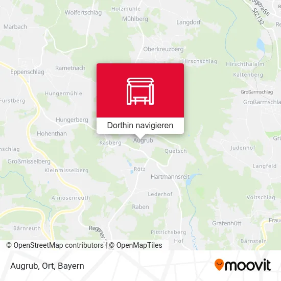Augrub, Ort Karte