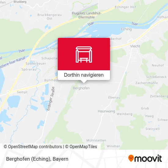 Berghofen (Eching) Karte