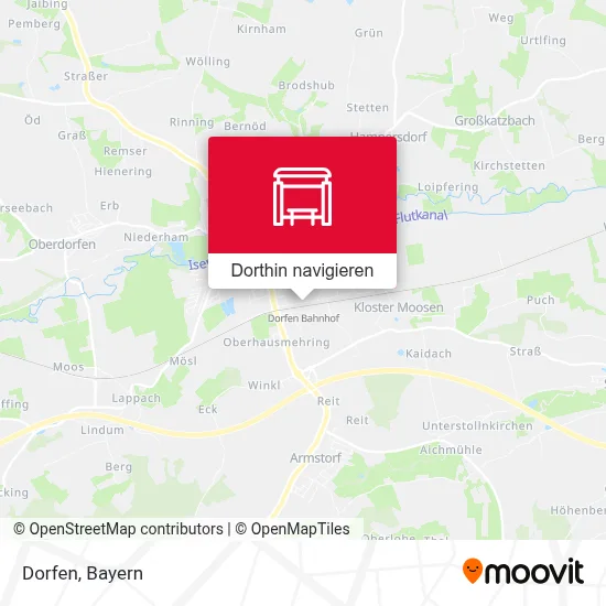 Dorfen Karte