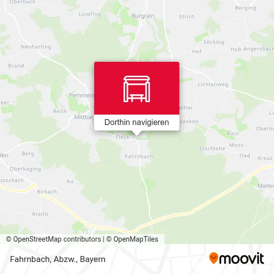 Fahrnbach, Abzw. Karte