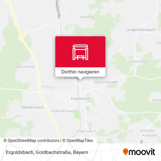 Ergoldsbach, Goldbachstraße Karte