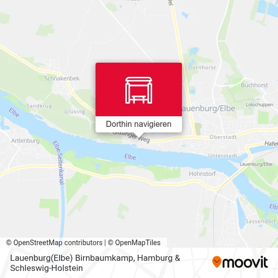 Lauenburg(Elbe) Birnbaumkamp Karte