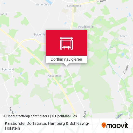Kaisborstel Dorfstraße Karte