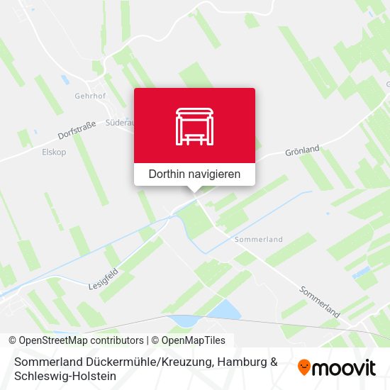 Sommerland Dückermühle / Kreuzung Karte