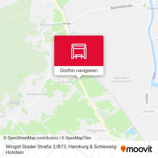 Wingst Stader Straße 2/B73 Karte