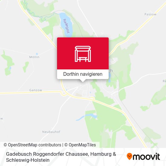 Gadebusch Roggendorfer Chaussee Karte