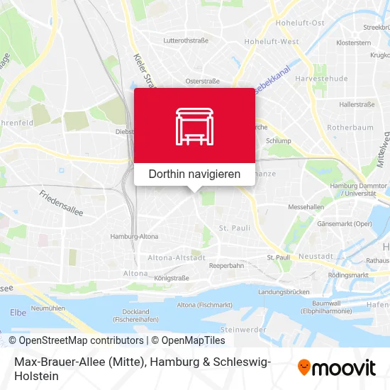 Max-Brauer-Allee (Mitte) Karte