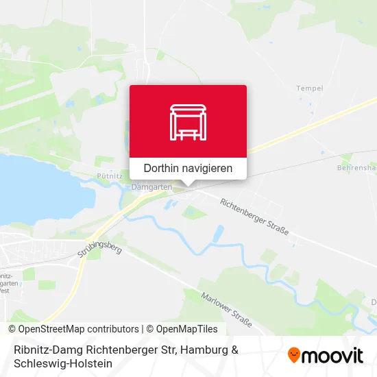 Ribnitz-Damg Richtenberger Str Karte