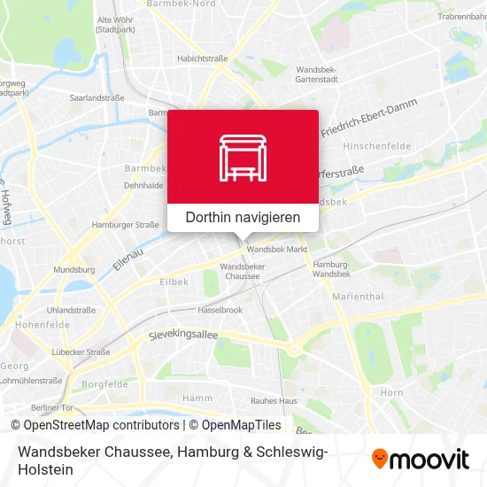 Wandsbeker Chaussee Karte