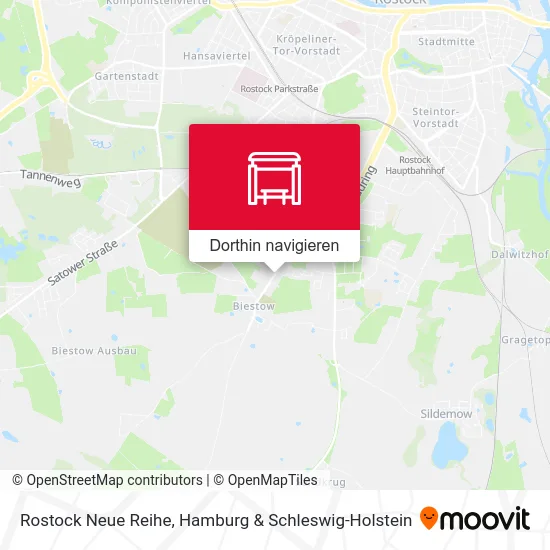 Rostock Neue Reihe Karte