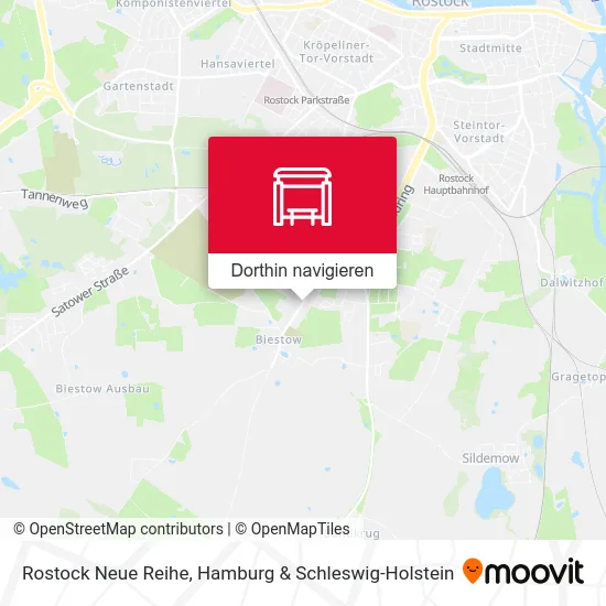 Rostock Neue Reihe Karte