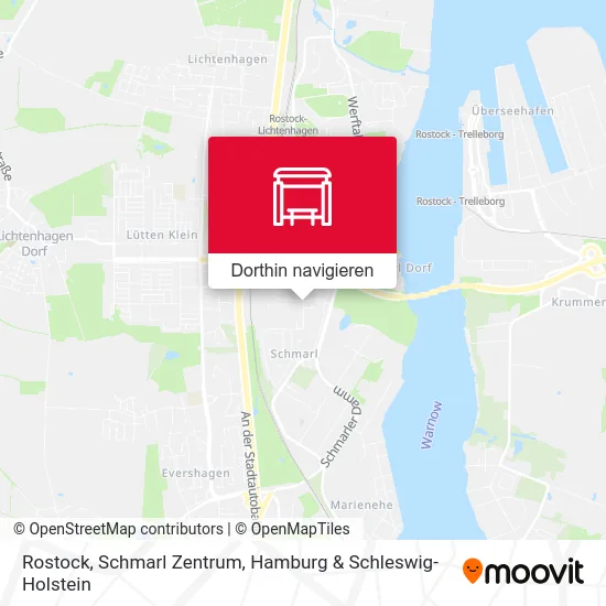 Rostock, Schmarl Zentrum Karte