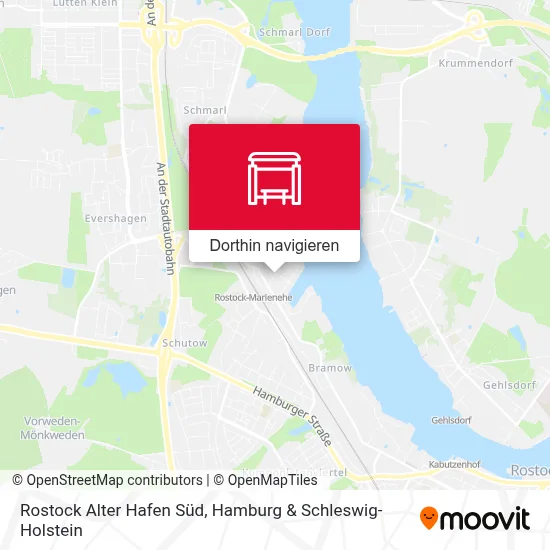 Rostock Alter Hafen Süd Karte