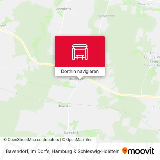 Bavendorf, Im Dorfe Karte