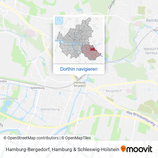 Hamburg-Bergedorf Karte