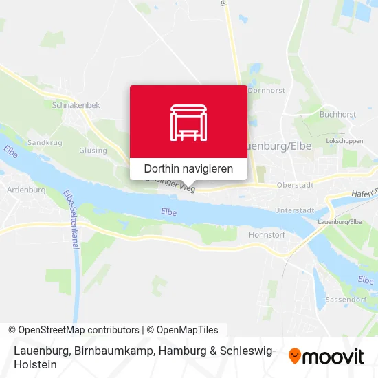 Lauenburg, Birnbaumkamp Karte