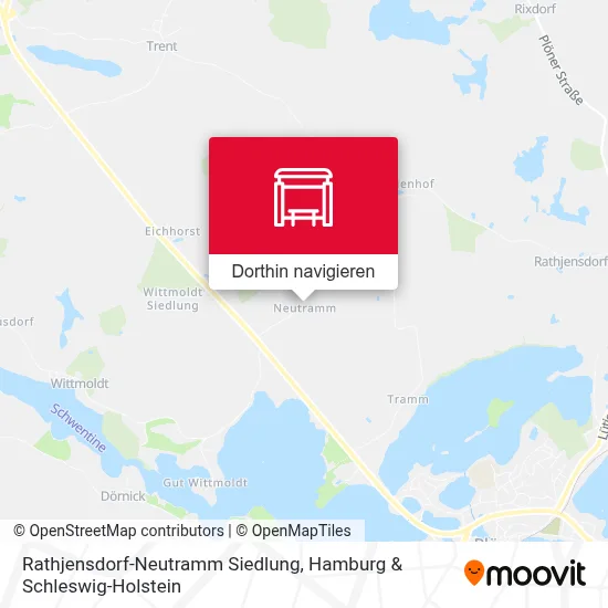 Rathjensdorf-Neutramm Siedlung Karte