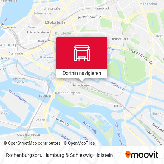 Rothenburgsort Karte