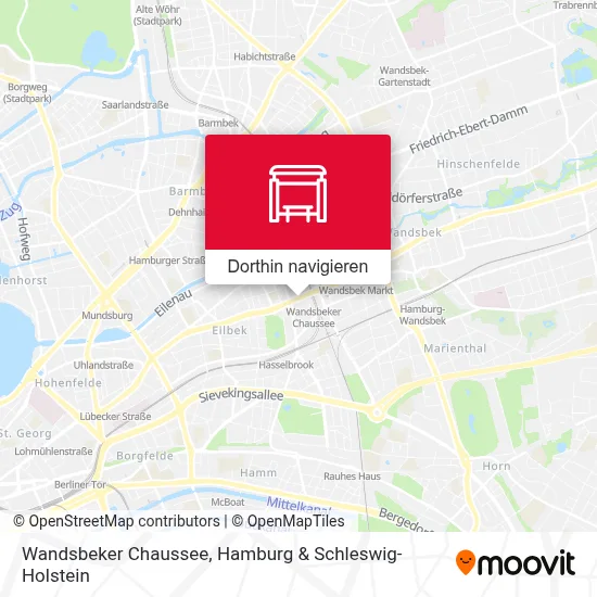 Wandsbeker Chaussee Karte