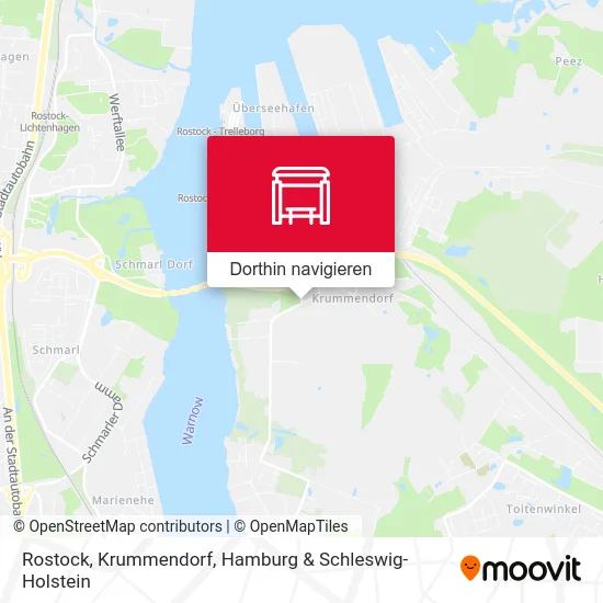 Rostock, Krummendorf Karte
