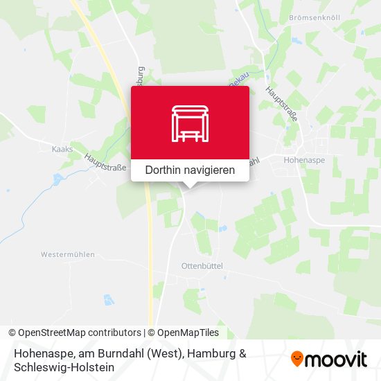 Hohenaspe, am Burndahl (West) Karte