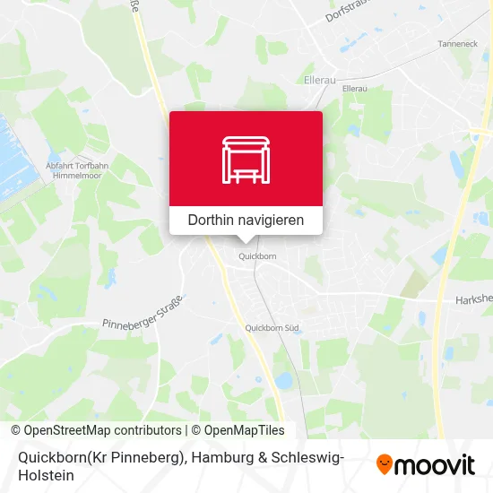 Quickborn(Kr Pinneberg) Karte