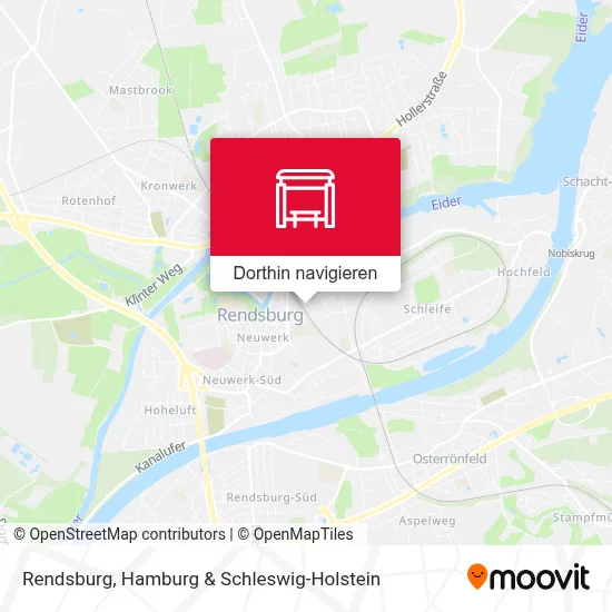 Rendsburg Karte
