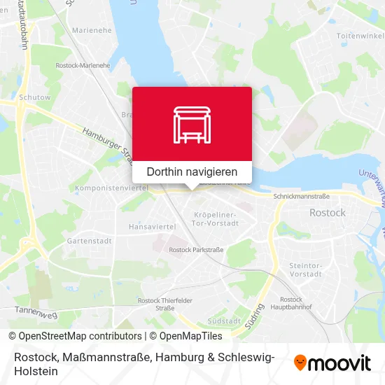 Rostock, Maßmannstraße Karte