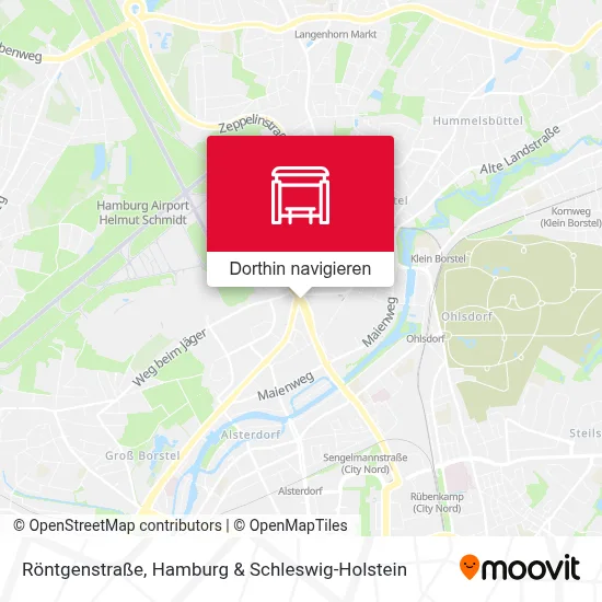 Röntgenstraße Karte