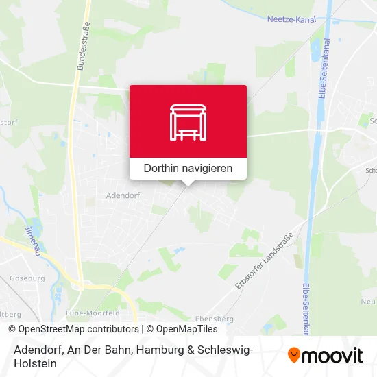 Adendorf, An Der Bahn Karte