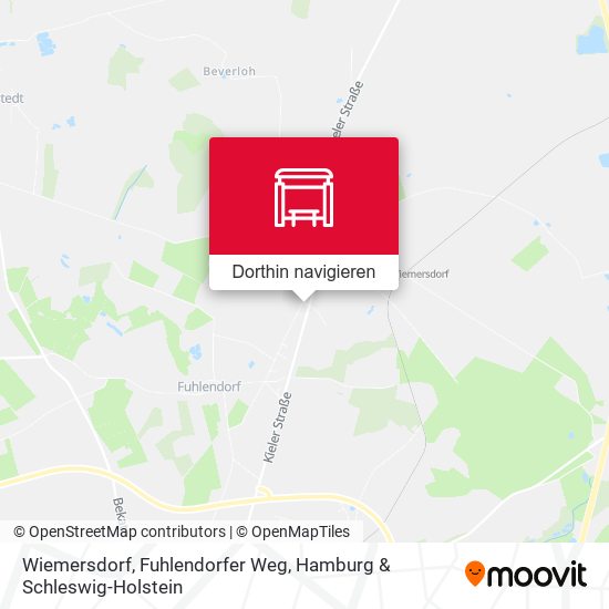 Wiemersdorf, Fuhlendorfer Weg Karte