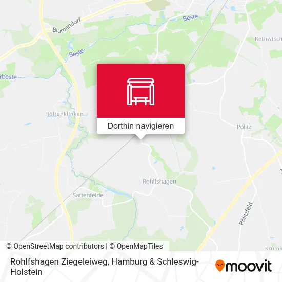 Rohlfshagen Ziegeleiweg Karte